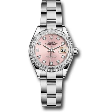 rolex lady datejust pink dial|rolex lady datejust oyster 28mm.